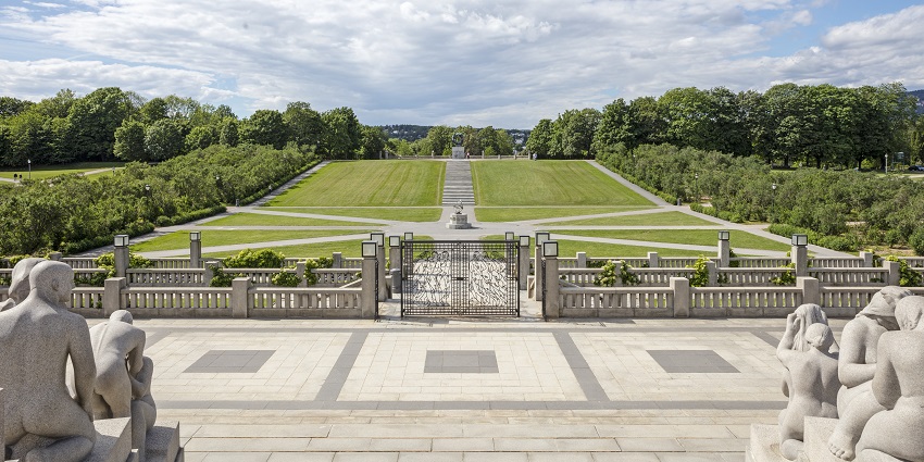 An image of the interior of the Vigeland Museum, a famous place in Oslo.