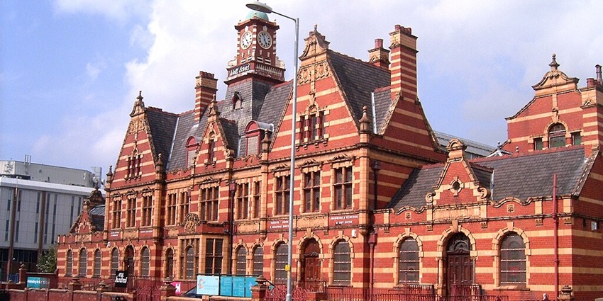 Marvel at stunning stained glass, mosaic tiles, and historic swimming pools in Manchester’s iconic baths.