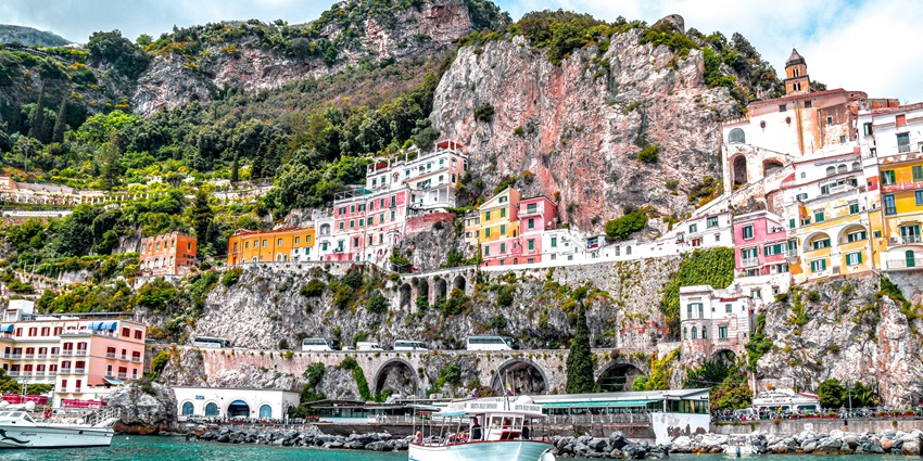 A glimpse of Amalfi Coast which is one of Italy’s most breathtaking summer destinations.