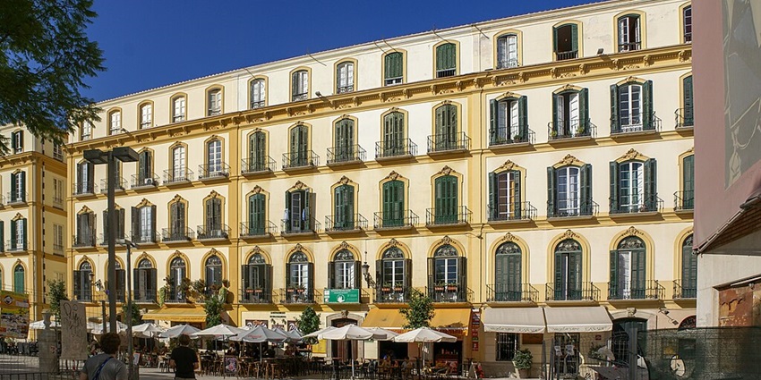 Beautiful streets of Malaga’s old town