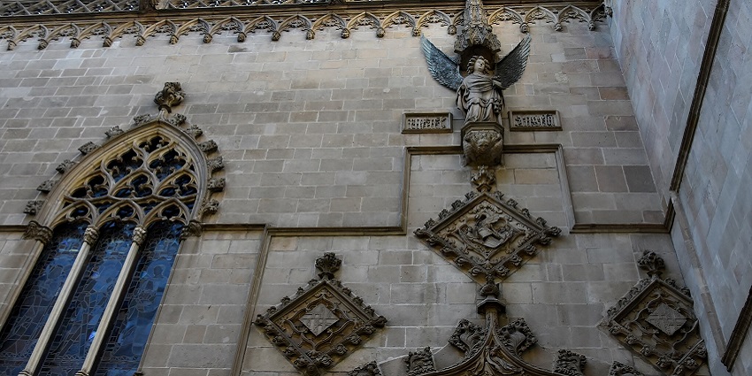 Wander The Gothic Quarter - The interior of the Gothic Quarter in Barcelona