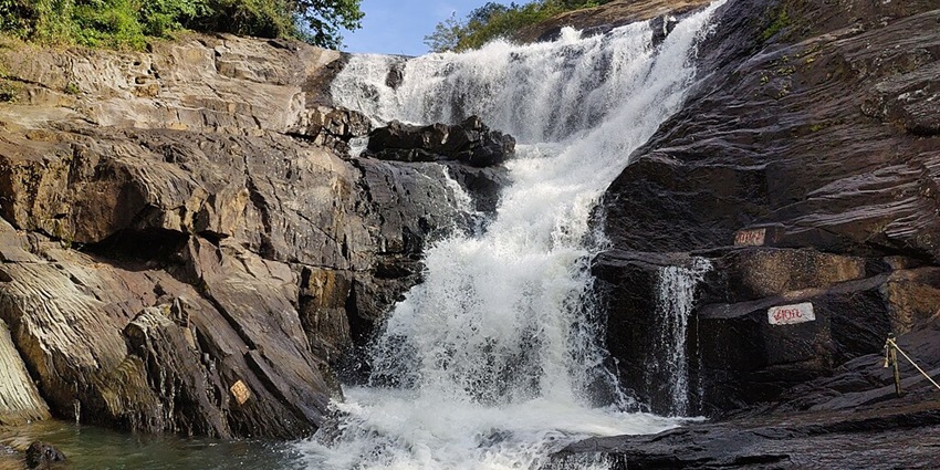 Kanthanpara Waterfalls in Wayanad, best Places to Visit in Monsoon in South India