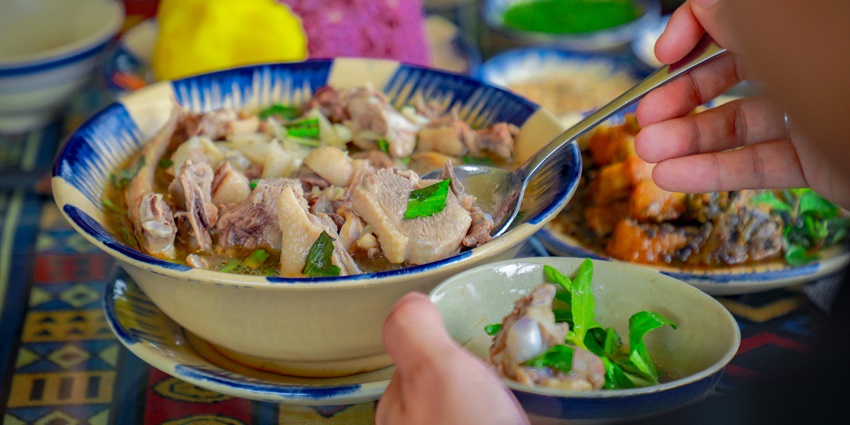 Olkhon Island cuisine features fresh omul fish, Buryat dumplings, and Siberian specialities.