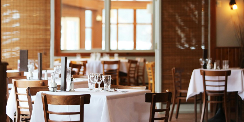 An image showing the inner view of a restaurant near Northeast Greenland National Park.