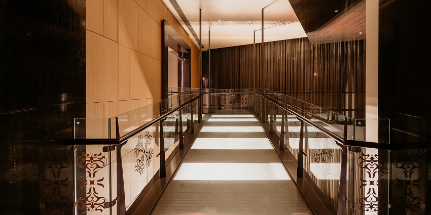 The rich exteriors of Hyatt, a luxury hotel near the biggest shopping mall in Delhi
