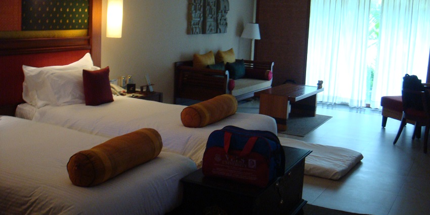 Hotel rooms with all the necessary facilities provided near the adventure parks