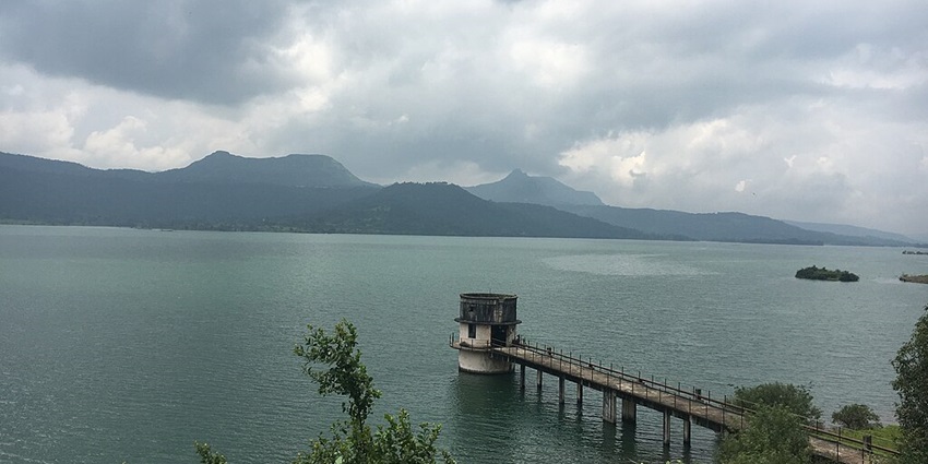 The serene waters of Pawna Lake - one of the things to do at Pawna Lake, Maharashtra.