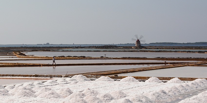 Sunset Over the Salt Pans in Marsala Celebrate your love.
