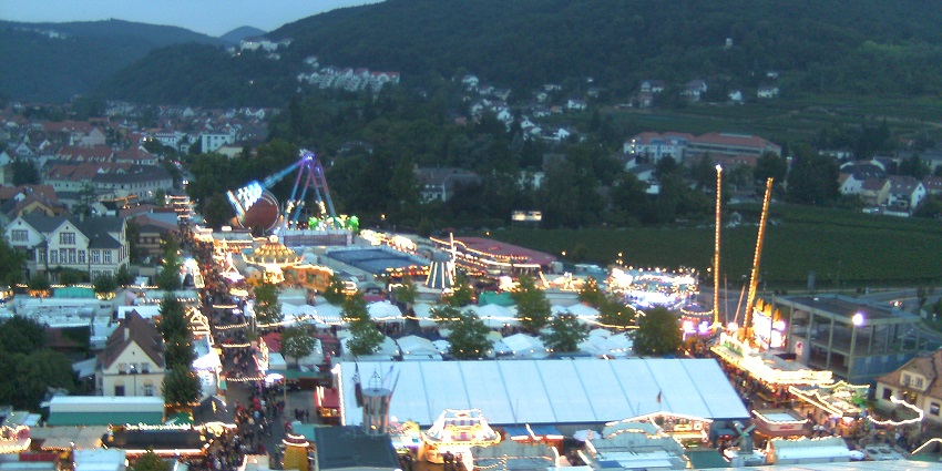 An image of Wurstmarkt in Bad Dürkheim, one of the popular festivals in Germany.