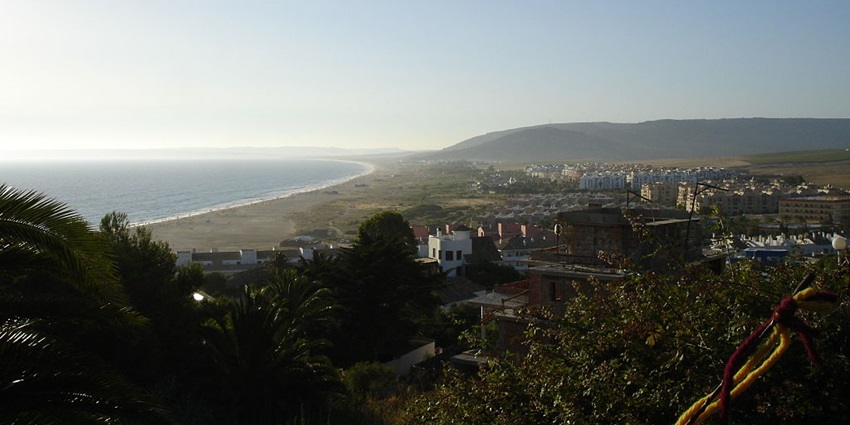 Zahara De Los Atunes Beach view from top during day time - one of the best beaches in Seville