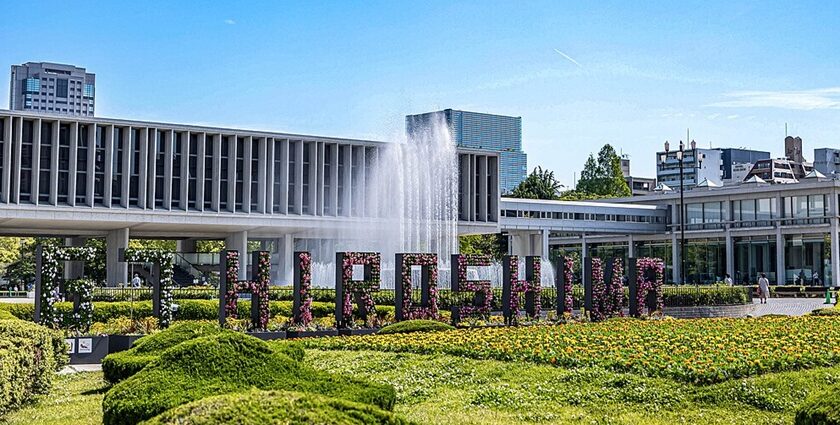 Hiroshima Peace Memorial Museum showcasing the history of the 1945 atomic bombing.