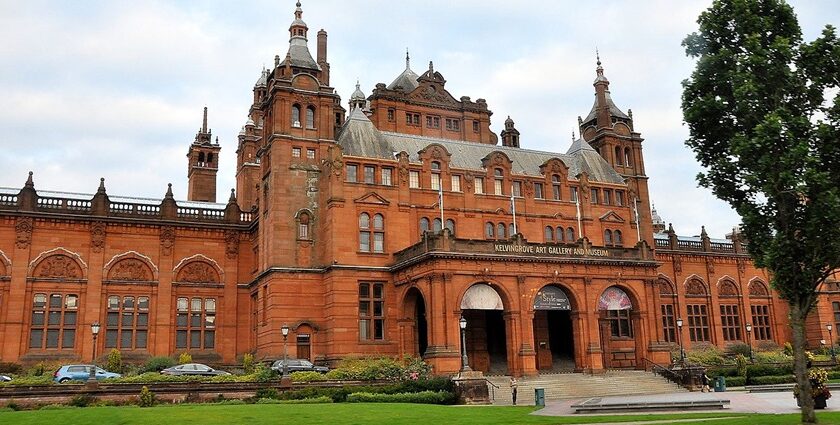 Kelvingrove Art Gallery and Museum showcases art, history, and culture in Glasgow.