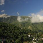 An image of a view over McLeod Ganj, one of the best places to visit in June in North India.