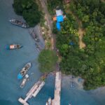 Aerial view of Port Blair in Andaman and Nicobar, a spot among places to visit in November in India for couples.