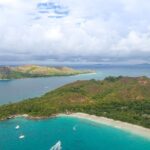 Praslin Island features a tropical paradise with beaches, wildlife, and Vallée de Mai