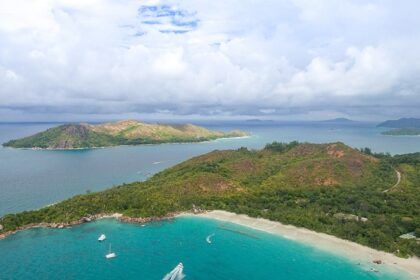 Praslin Island features a tropical paradise with beaches, wildlife, and Vallée de Mai