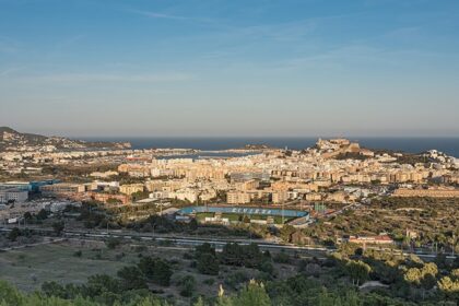 A panoramic view of the city of Ibiza