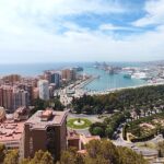 Beautiful View of Malaga from the hills the nearby location