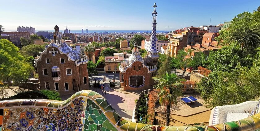 A view of the spectacular landscape, one of the best places to celebrate Valentine’s Day in Barcelona.