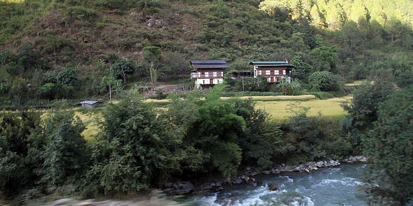 An image of Wangdue Phodrang, one of the best tourist destinations to visit in Bhutan.