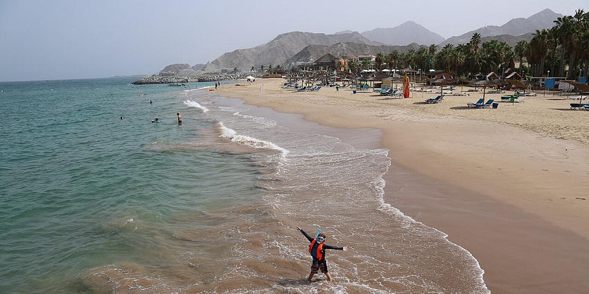 Snoopy Island offers snorkelling, and rich marine life in Fujairah’s blue waters.