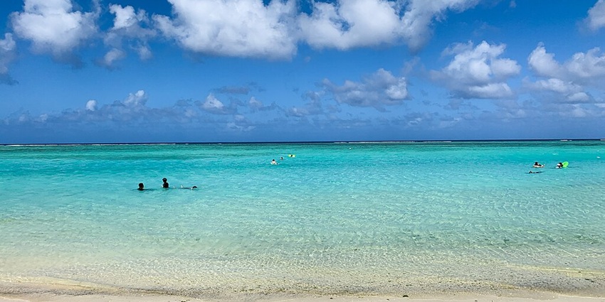 View at Tumon bay, an ideal spot in Guam for all nature lovers