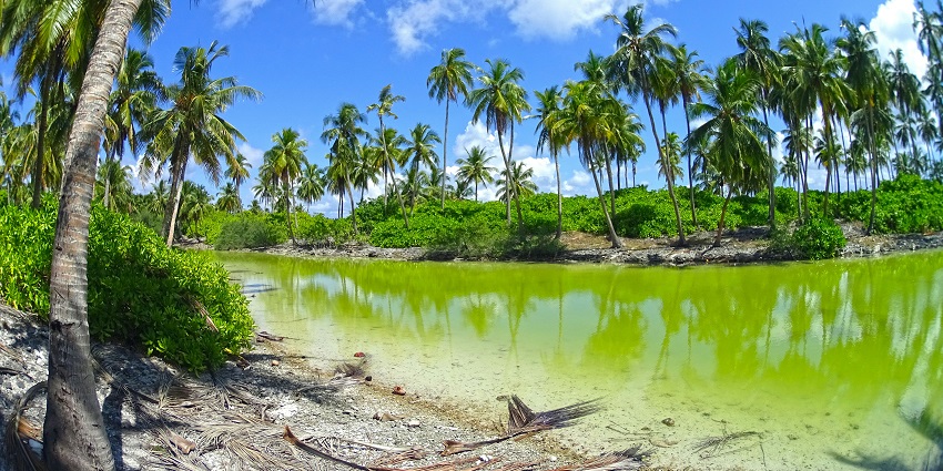 A breathtaking landscape justifying the serene location of Addu City in Maldives.