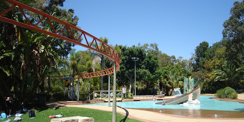 Splash into fun at Adventure Cove Waterpark, located near SEA Aquarium Singapore.