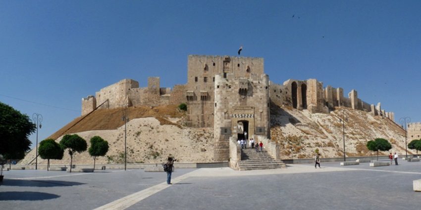 Aleppo Citadel is a legendary castle fort standing strong through centuries of history.