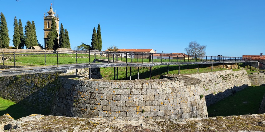 Almeida Fortress in Portugal, a well-preserved example of star-shaped bastion fort design