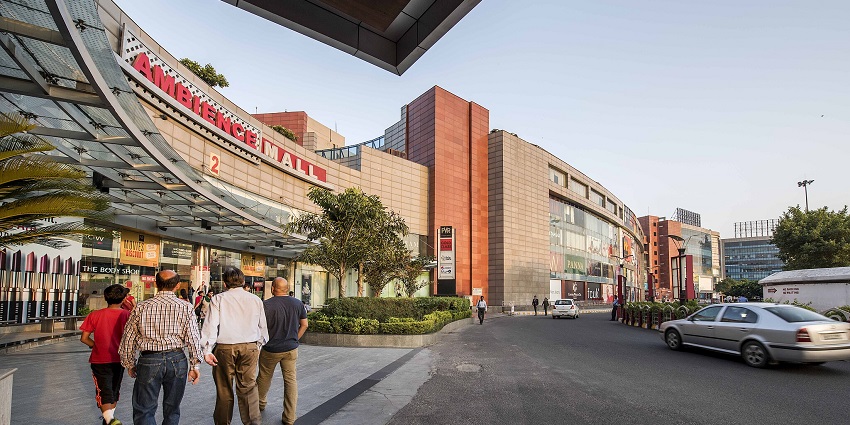 Image of Ambience Mall in Gurgaon, one of the best shopping places in India