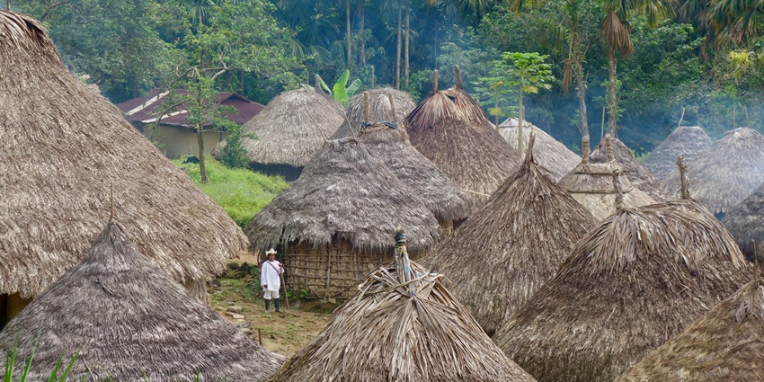 A vibrant traditional village setting that showcases the cultural heritage and crafts.