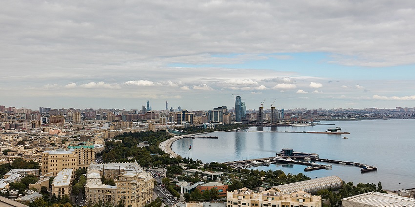 A fusion of ancient history and futuristic architecture on the Caspian Sea coast