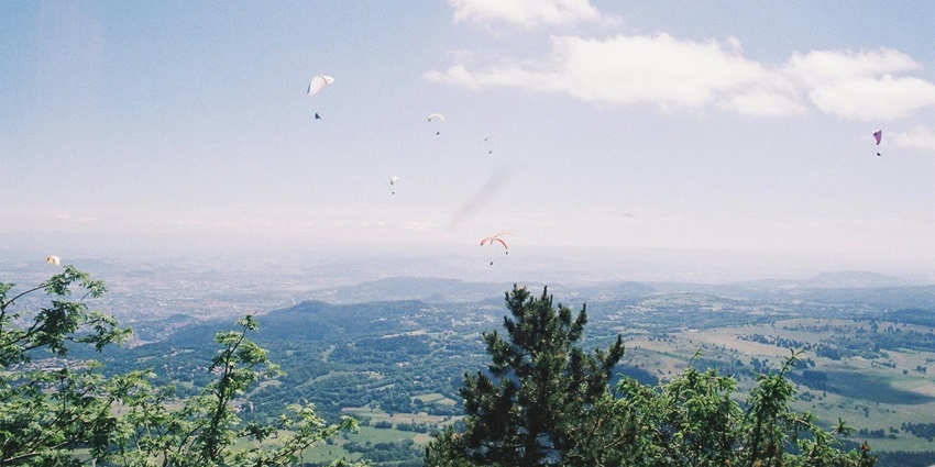 Experience one of the thrilling skydive rides in Europe in Balaton for unique views.