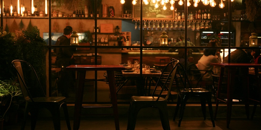A bamboo-style bar in Rayong, Thailand, offering a calm atmosphere that is perfect for relaxing.
