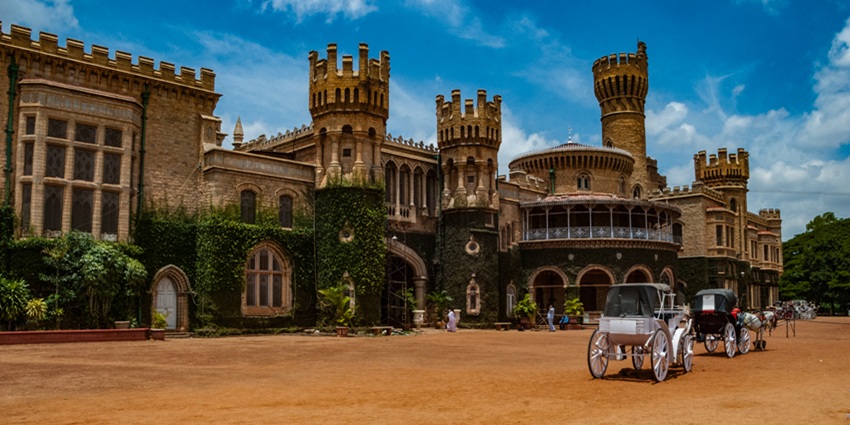 Bangalore Palace, a quaint hotspot near Ulsoor Lake, the biggest lake in Bangalore.