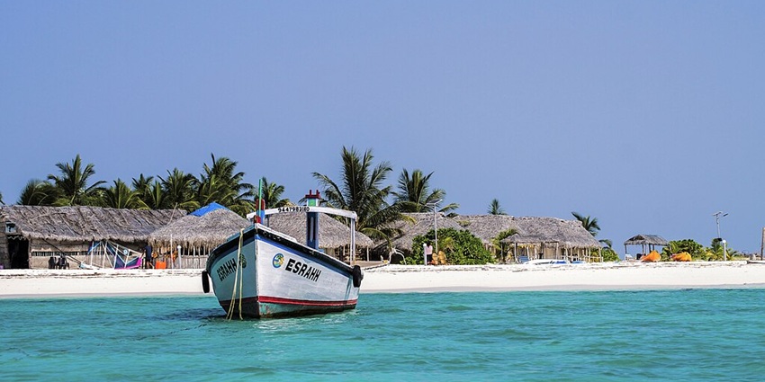Bangaram Island, Lakshadweep, India, featuring clear blue waters and sandy beaches.
