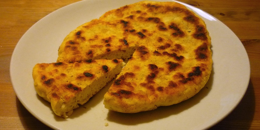 An image of freshly baked delicious bannock bread, the best food in Canada.