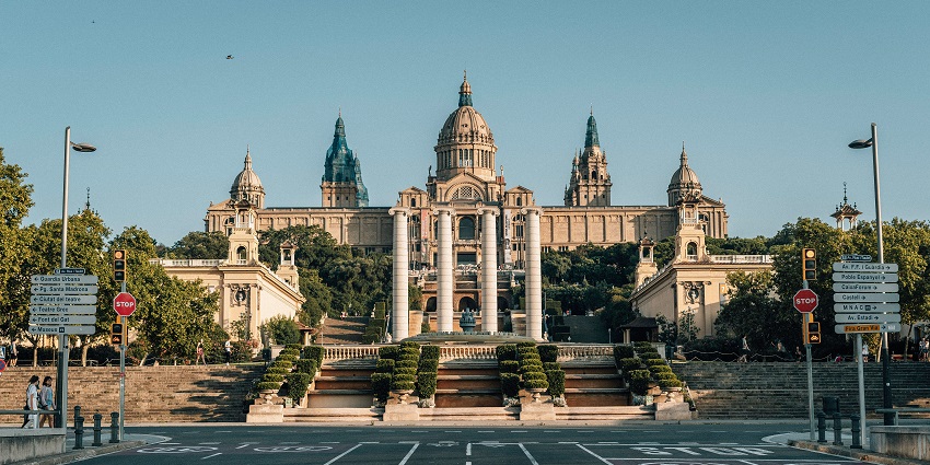 Barcelona is among the best places to visit in January in Europe, featuring architecture.
