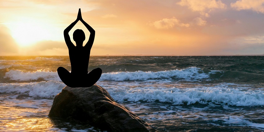 Begin your day with peaceful sunrise yoga, embracing ocean breezes and a calming tropical atmosphere.