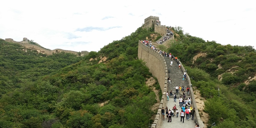 The Great Wall of China stretching across stunning landscapes, a top choice for places to visit in June in Asia