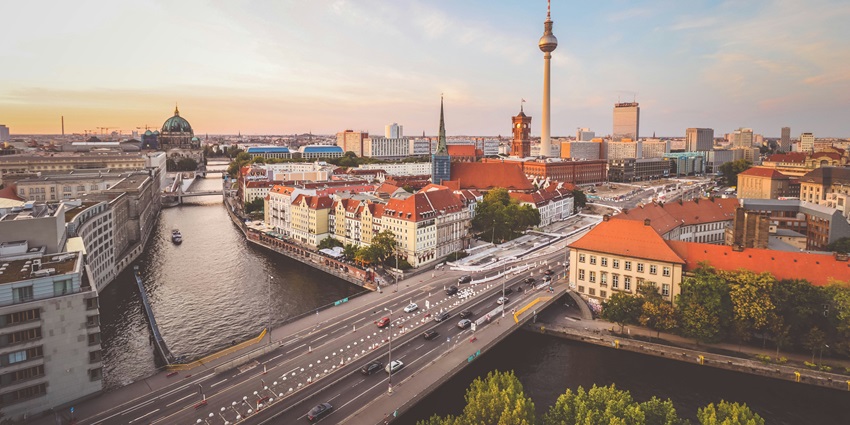 The Berlin Skyline, making it one of the top places to visit in November in Europe.