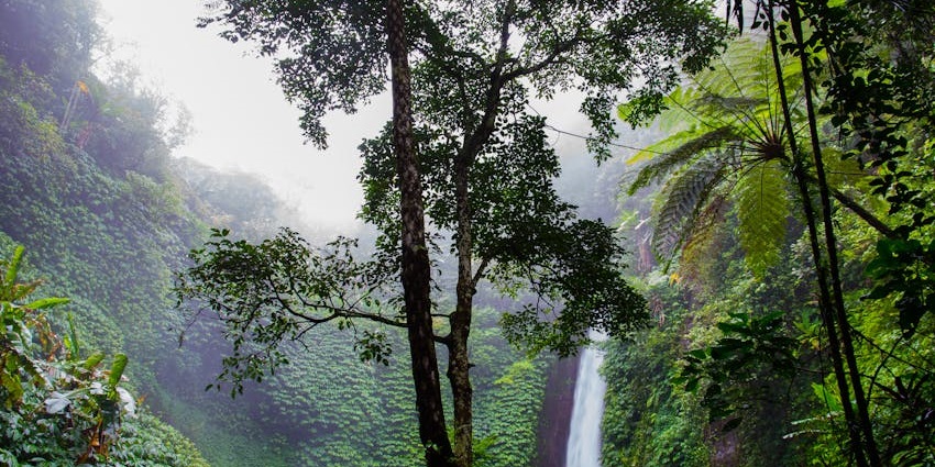 The best time to visit this waterfall is from April to October