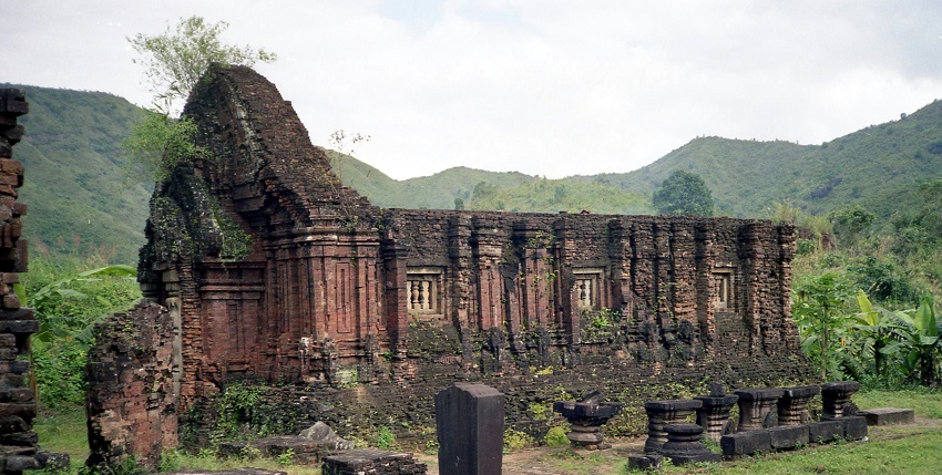 An image of My Son Temple, one of the attractions near My Son Sanctuary Vietnam