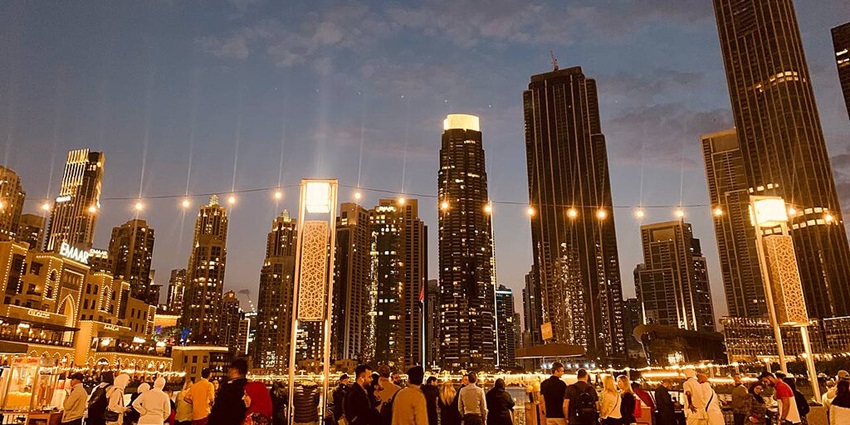 Dubai Mall, offers world-class shopping and entertainment with lighter crowds on weekdays.