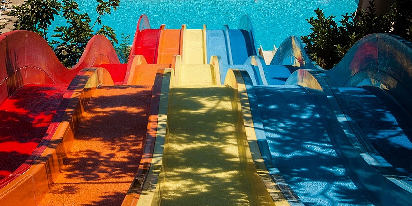 An image of a beautiful water park in pleasant weather similar to Shirpur water park
