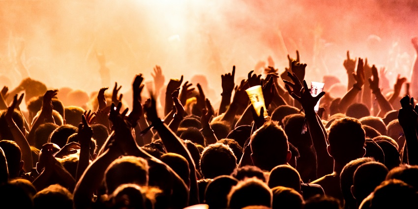 An image of festival-goers enjoying live performances at Beyond the Valley in Victoria, Australia.