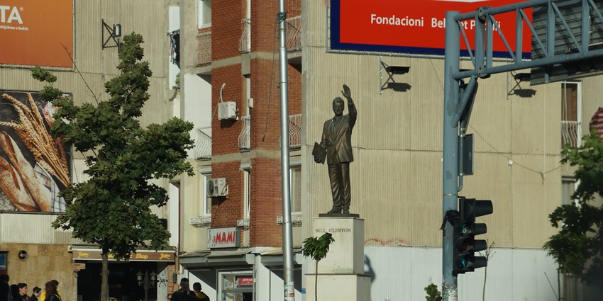 On your trip to Pristina visit the Bill Clinton Statue, one of the places to visit in pristina