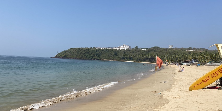 Surf Boats at Bogmalo Beach, a top beach near Naval Museum in Bogmalo, Goa