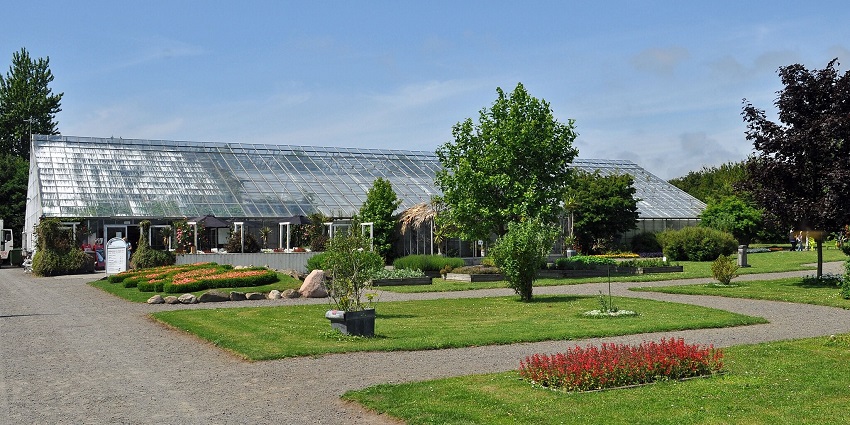 An entire view of one of the butterfly museum located in Bornholm Butterfly Park